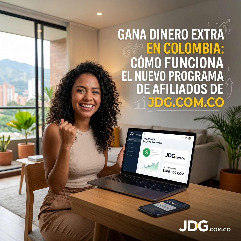 Gana dinero extra en Colombia: Cómo funciona el nuevo programa de afiliados de JDG.COM.CO